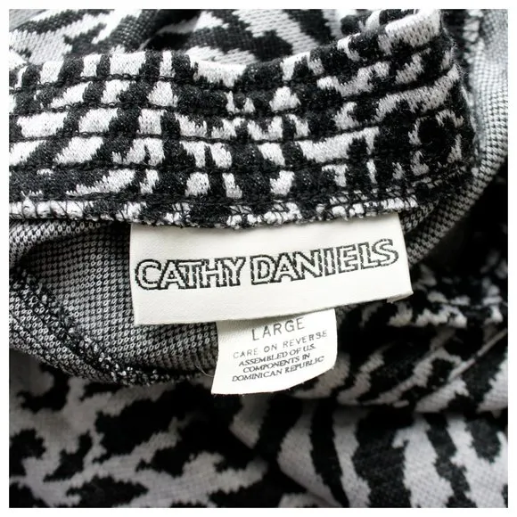 1980s Light Gray &amp; Black Zebra Animal Print Stretch Skirt | Vintage | 80s | VTG