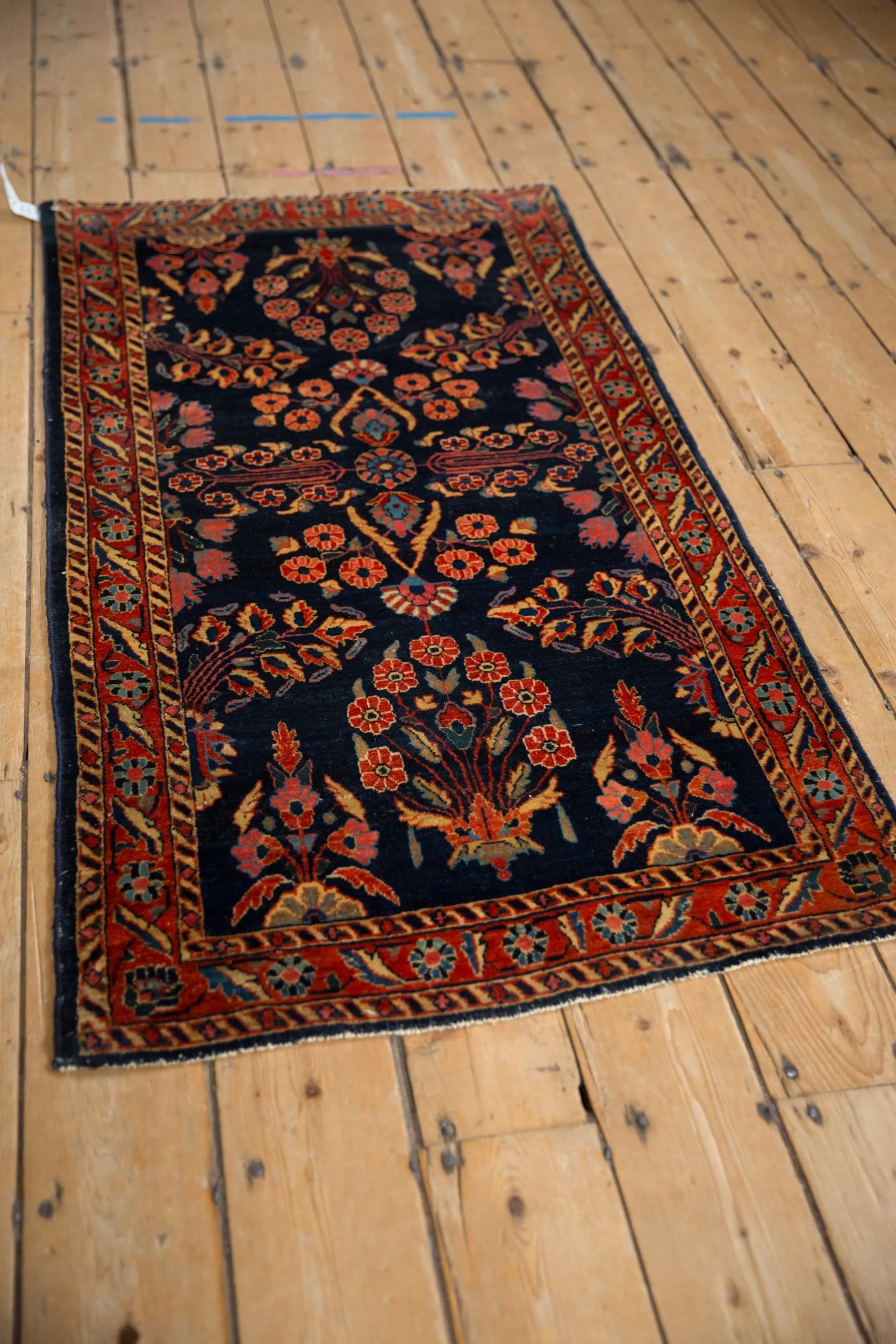 2.5x5 Antique Mohajeran Sarouk Rug Runner