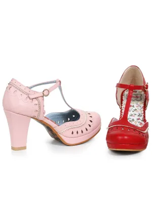 3  T Strap Cut Out Detail Heel