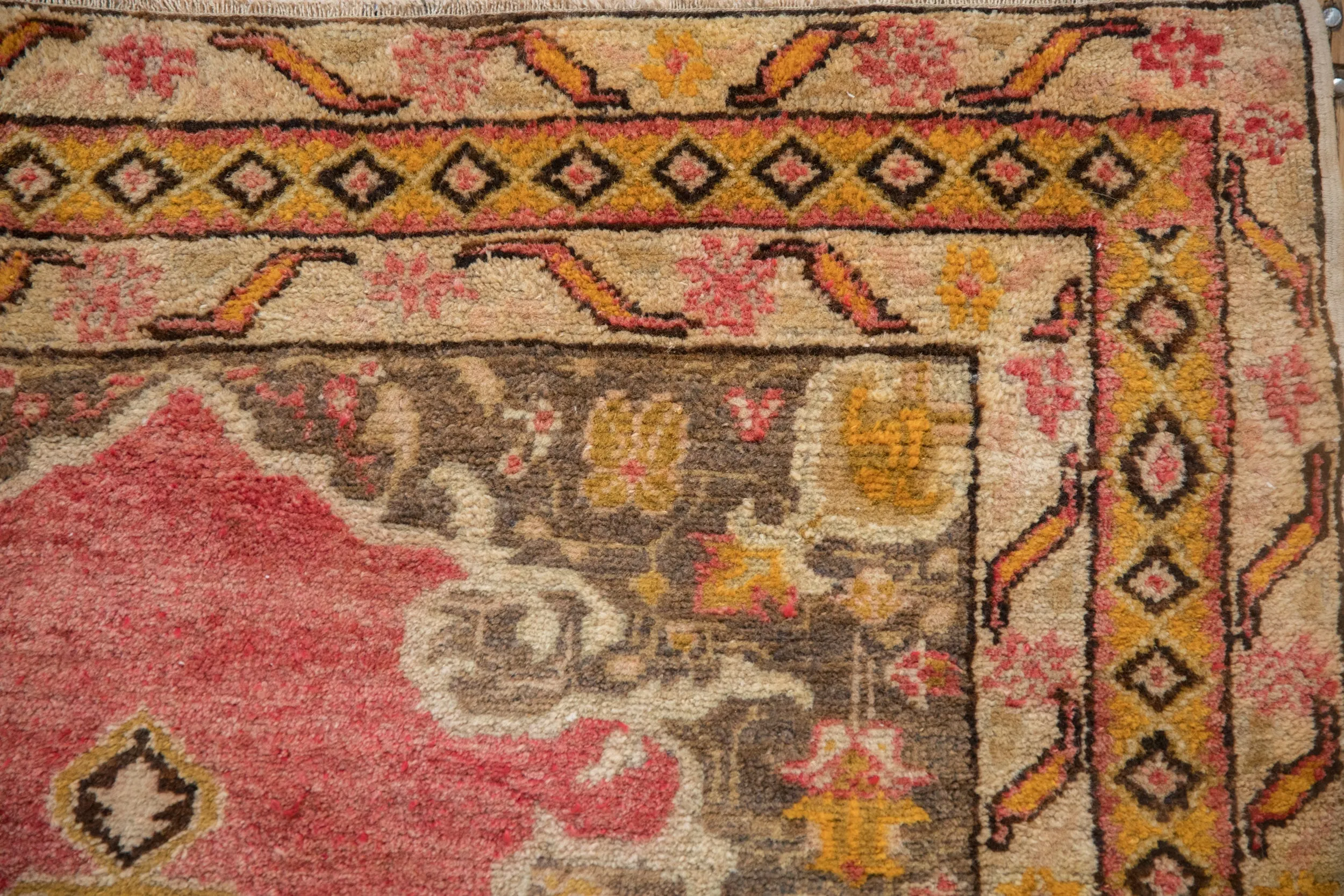 3.5x4.5 Vintage Anatolian Square Rug