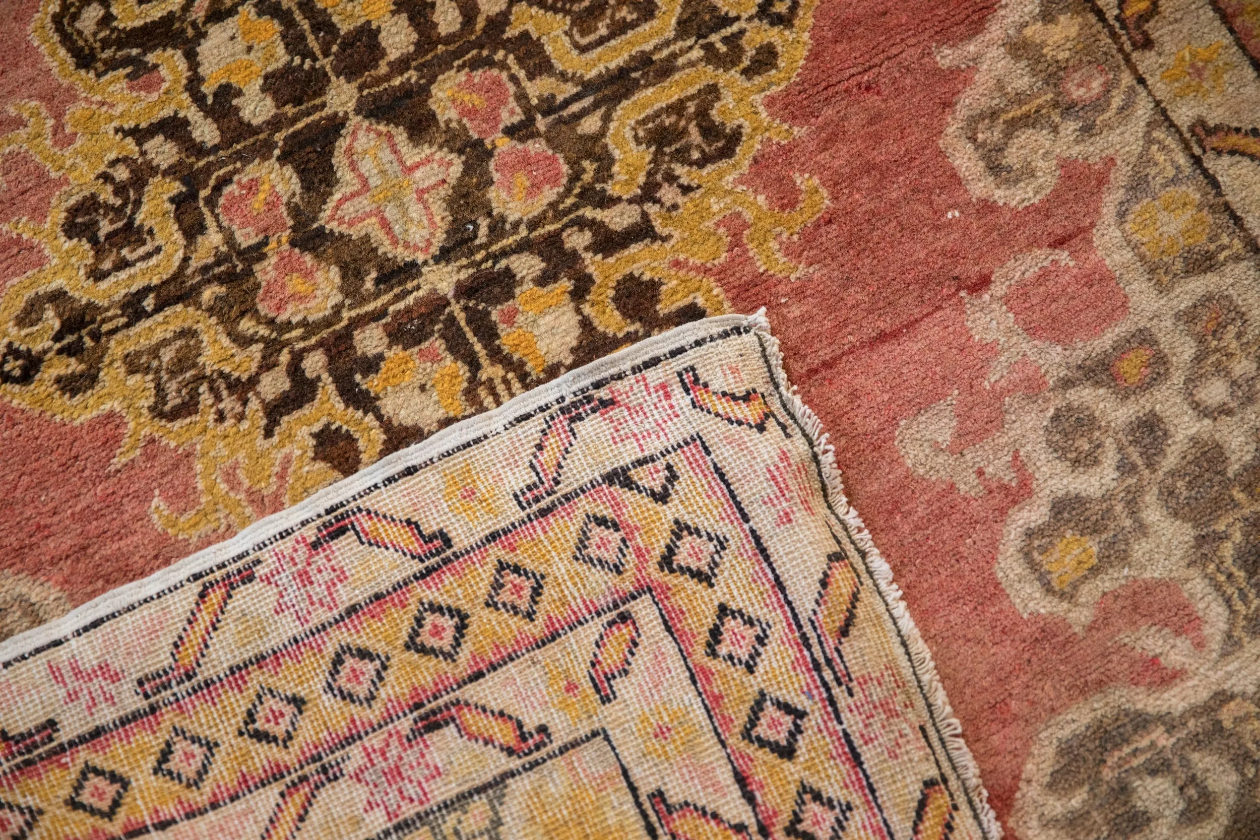 3.5x4.5 Vintage Anatolian Square Rug
