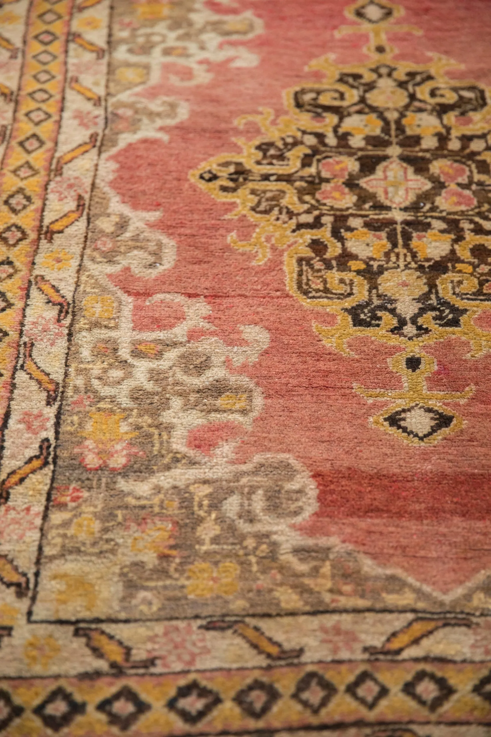 3.5x4.5 Vintage Anatolian Square Rug