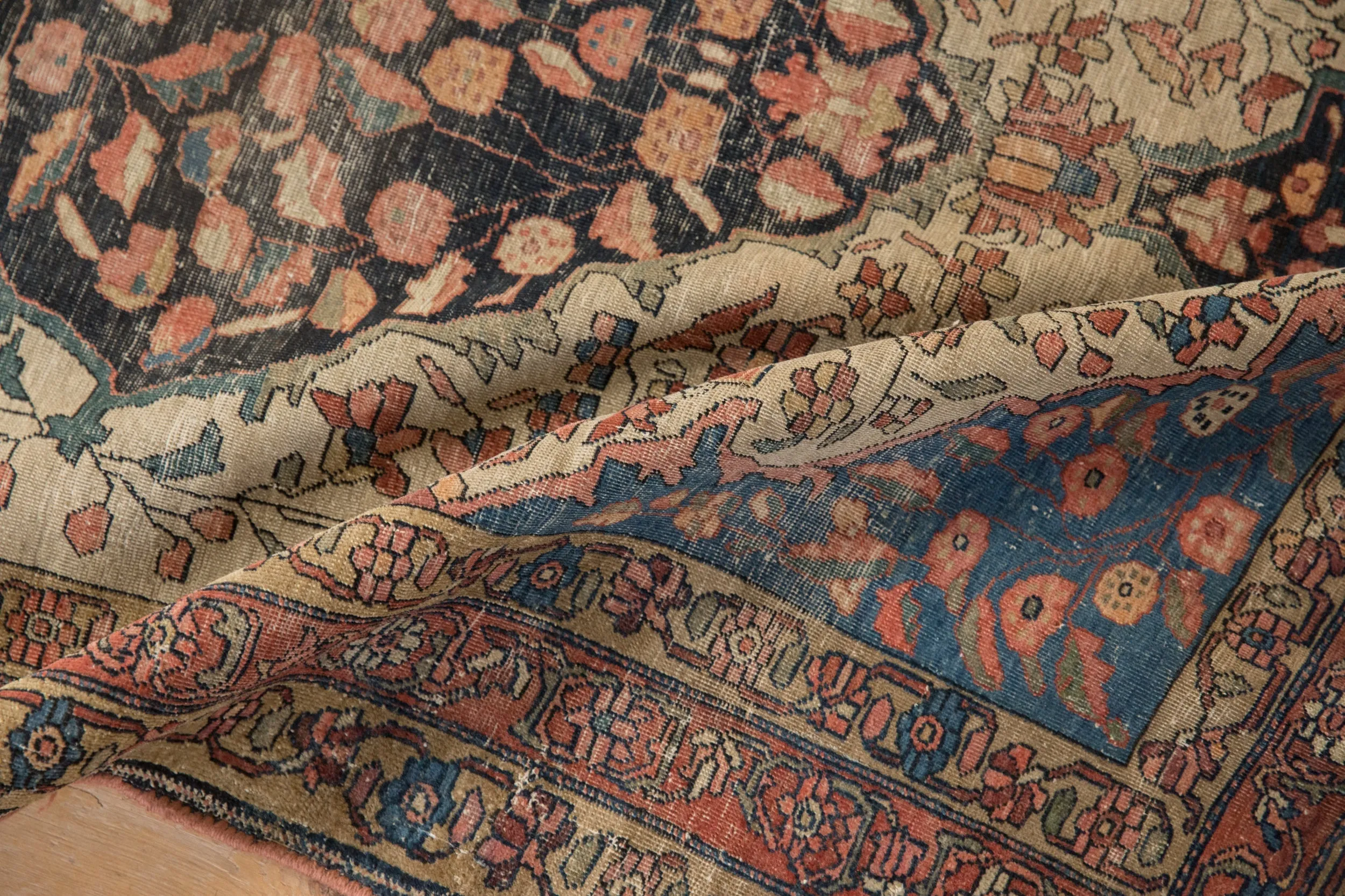 3.5x5 Antique Fine Farahan Sarouk Rug