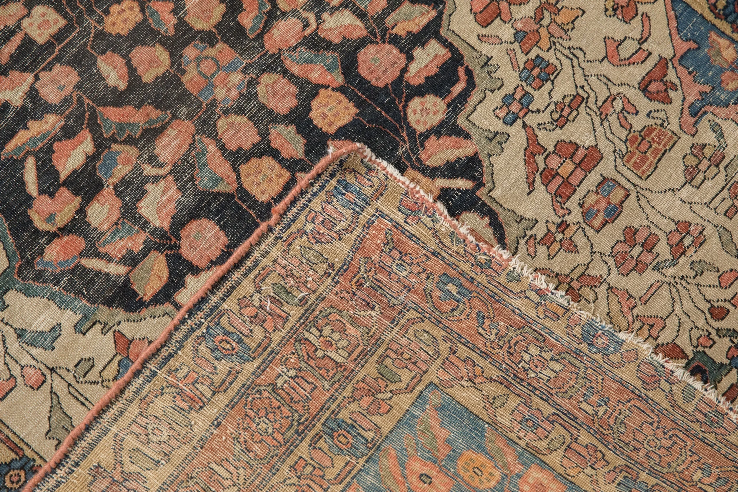 3.5x5 Antique Fine Farahan Sarouk Rug