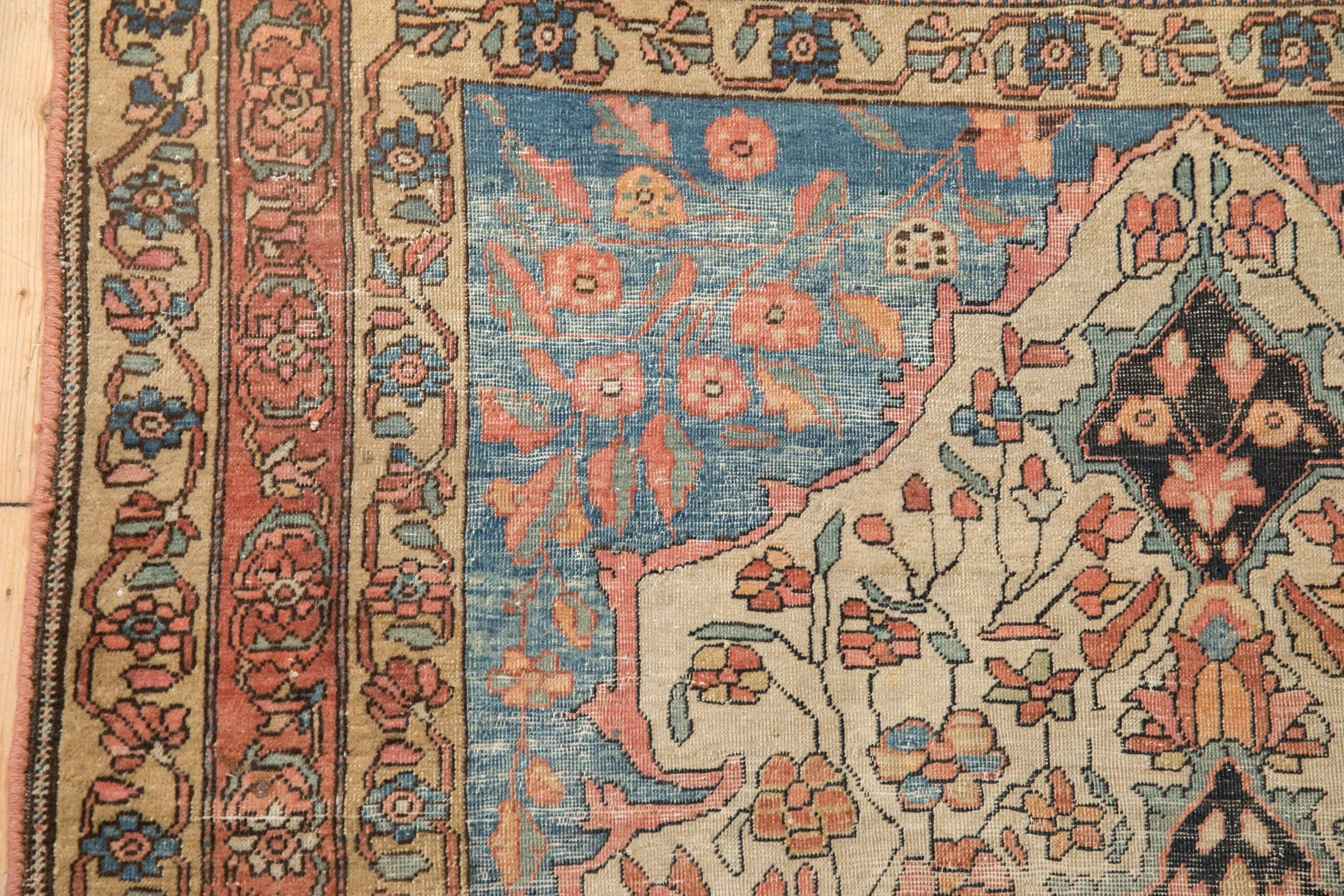 3.5x5 Antique Fine Farahan Sarouk Rug