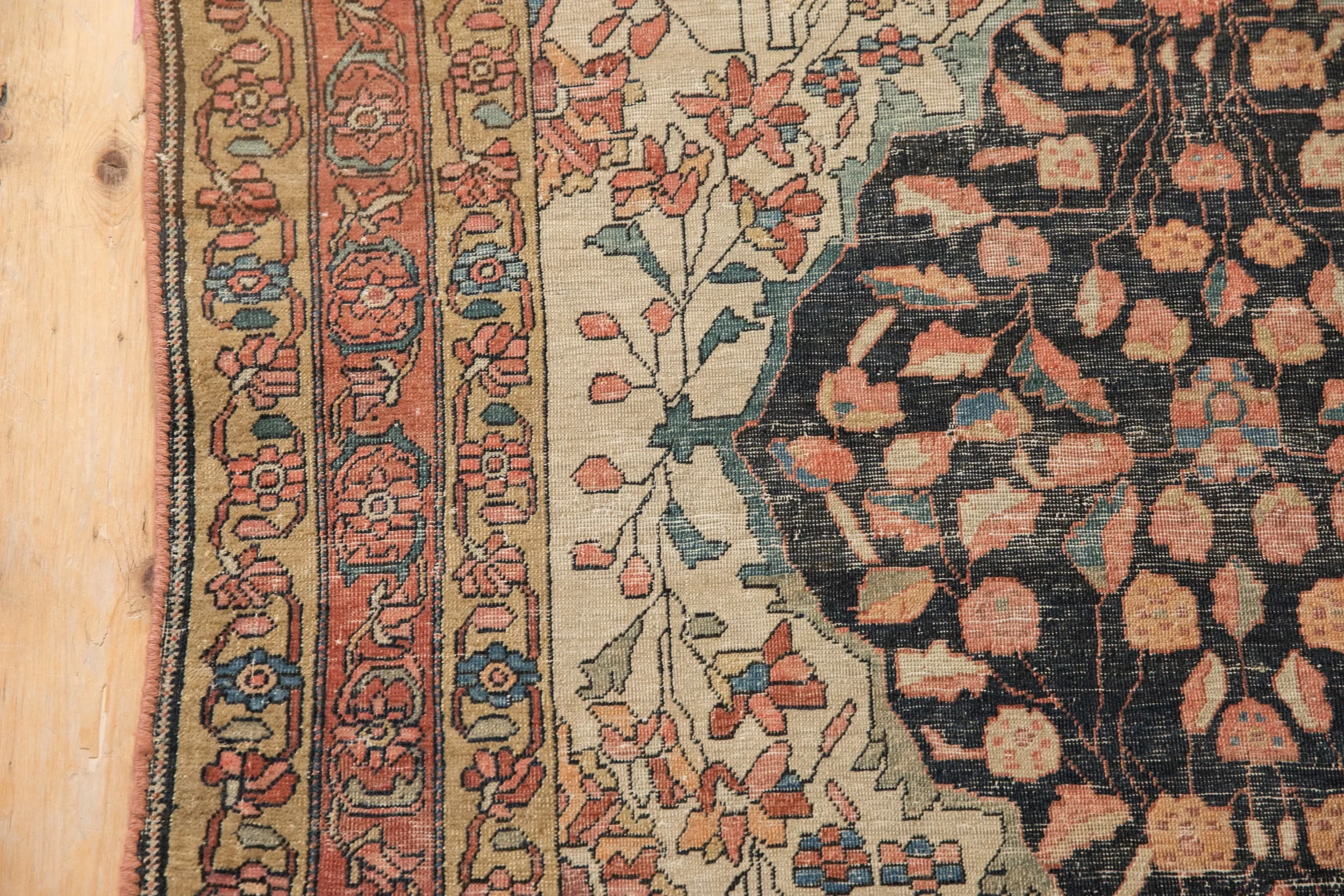 3.5x5 Antique Fine Farahan Sarouk Rug