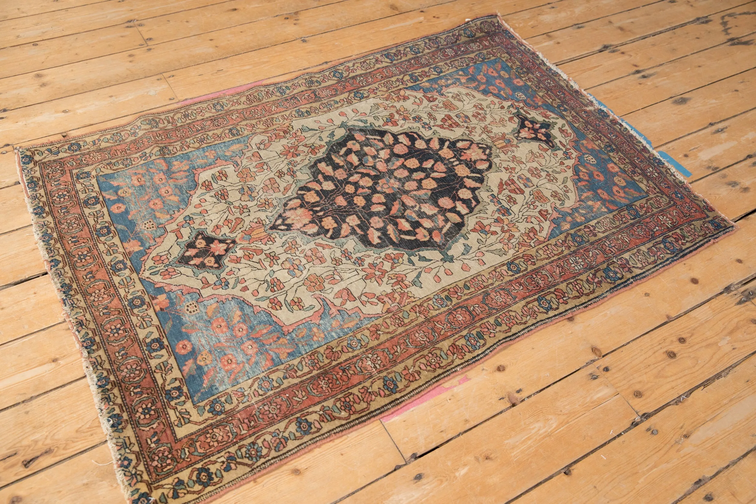 3.5x5 Antique Fine Farahan Sarouk Rug