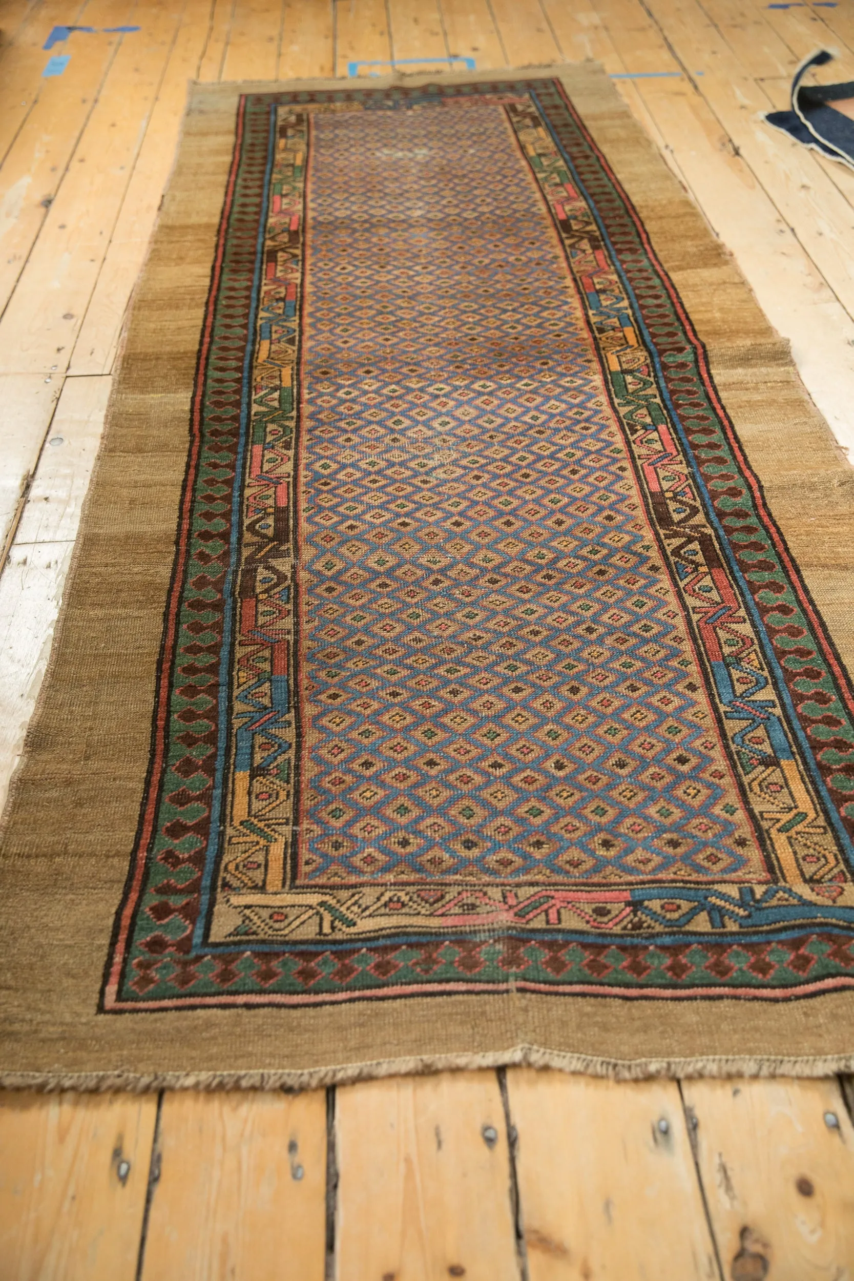3.5x8.5 Antique Serab Rug Runner