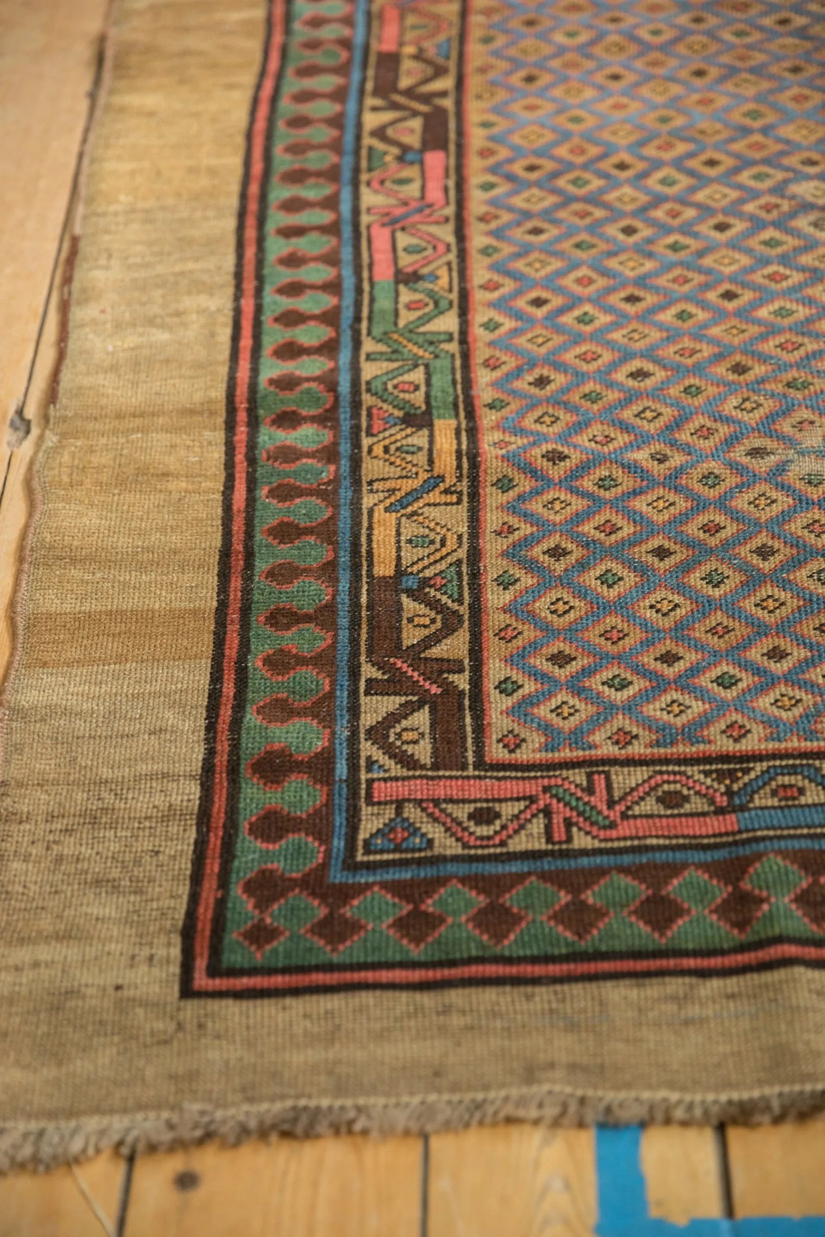3.5x8.5 Antique Serab Rug Runner