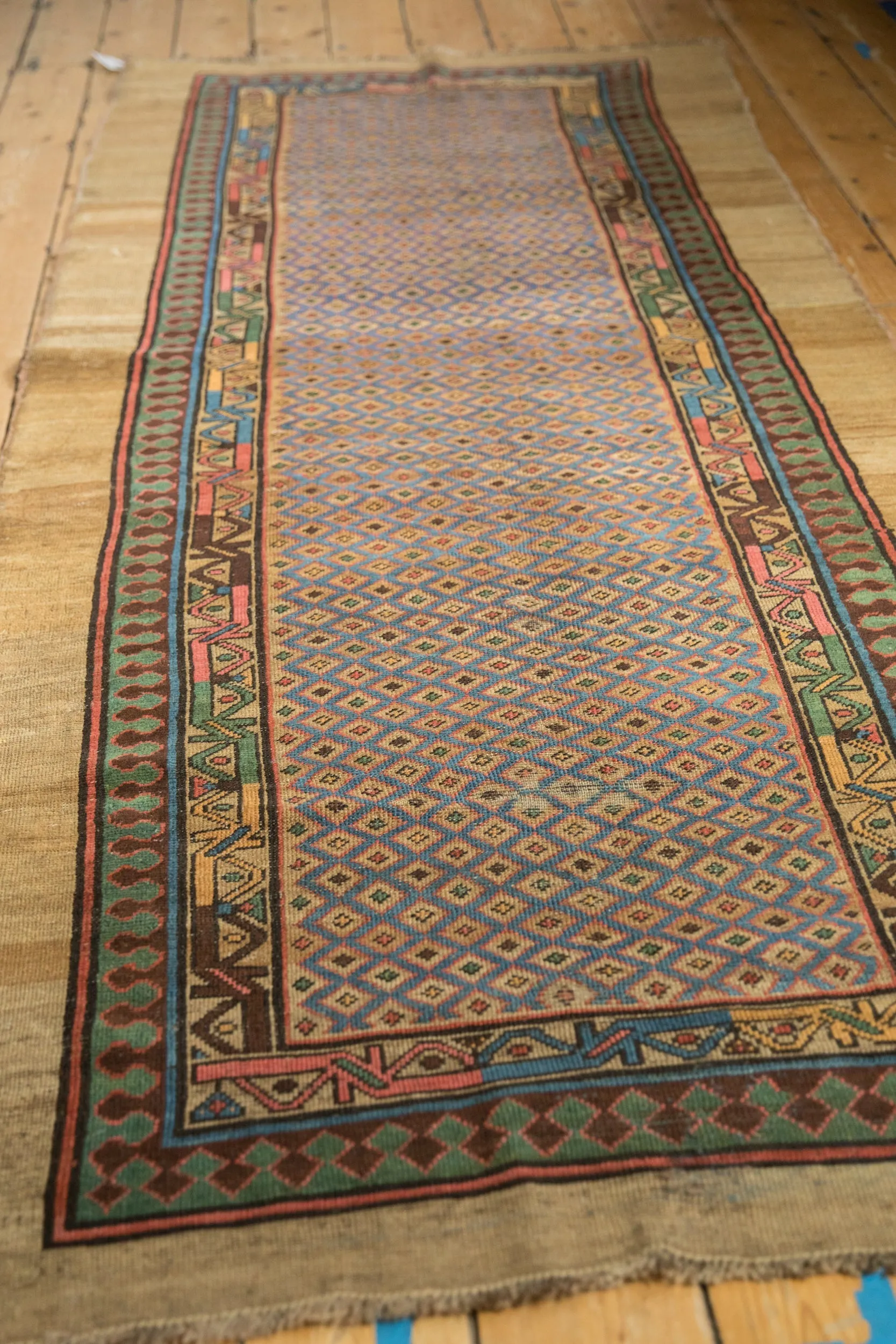 3.5x8.5 Antique Serab Rug Runner