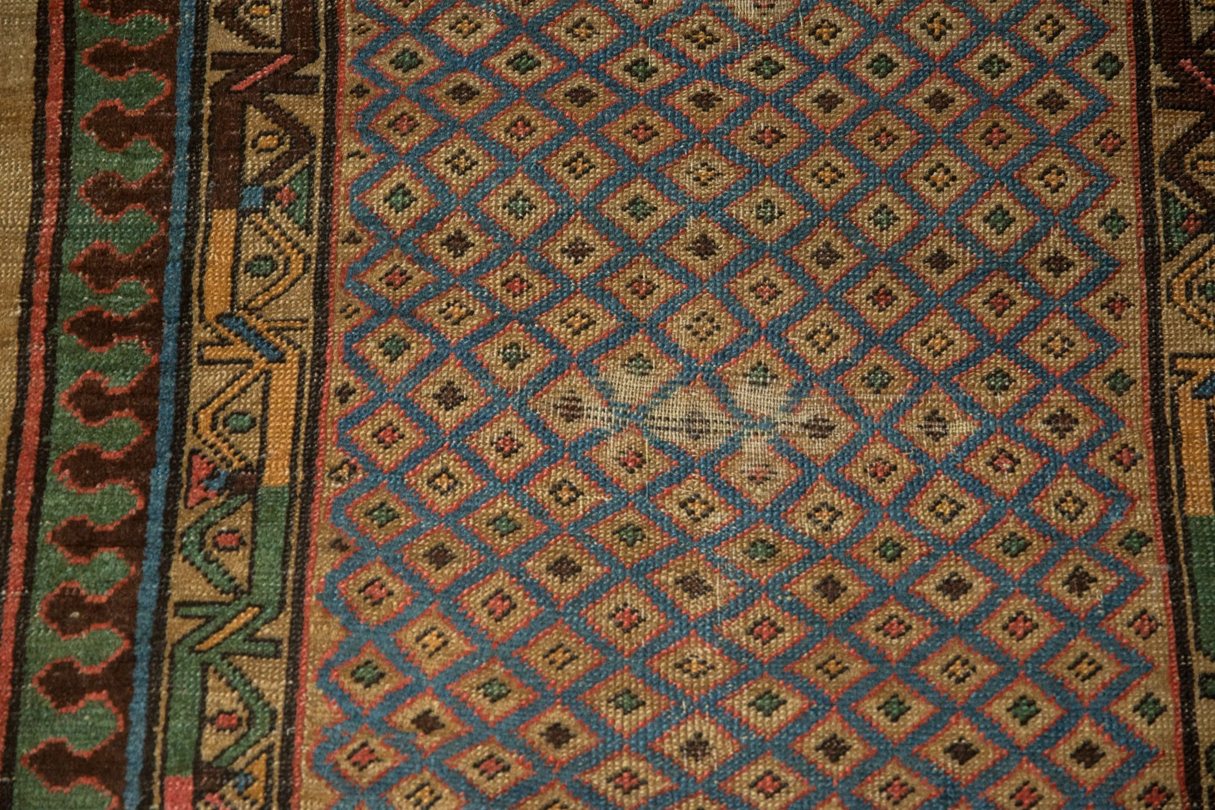 3.5x8.5 Antique Serab Rug Runner
