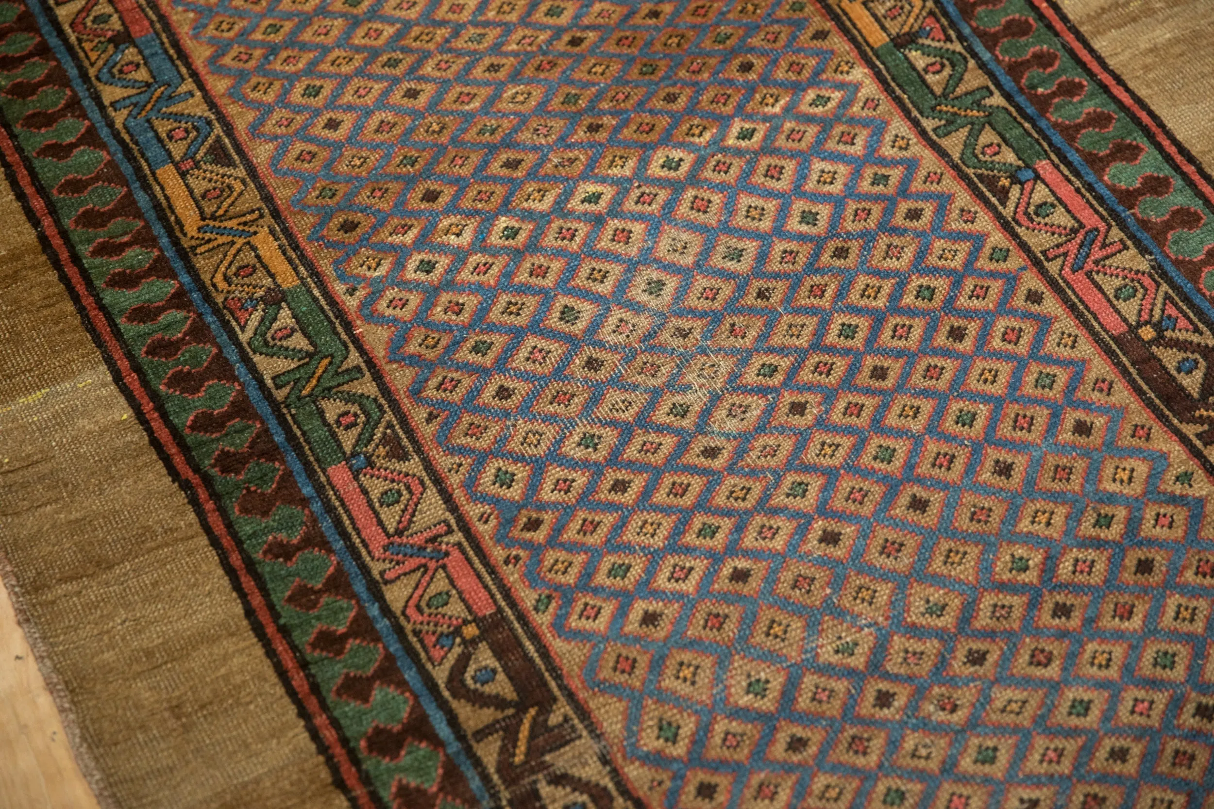 3.5x8.5 Antique Serab Rug Runner