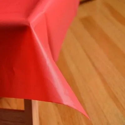 54" x 108" Rectangle Plastic Table Cover Table Cloth Multiple Colors! Durable