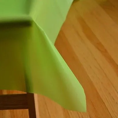 54" x 108" Rectangle Plastic Table Cover Table Cloth Multiple Colors! Durable