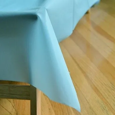 54" x 108" Rectangle Plastic Table Cover Table Cloth Multiple Colors! Durable