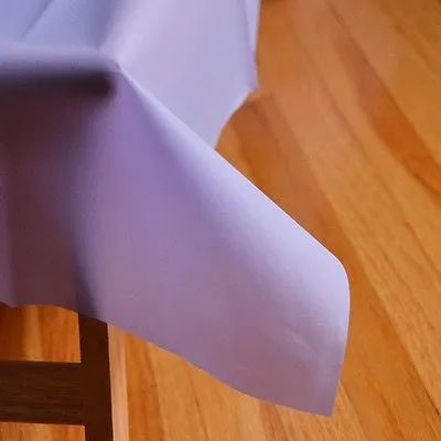 54" x 108" Rectangle Plastic Table Cover Table Cloth Multiple Colors! Durable