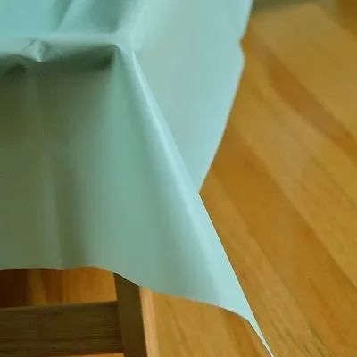 54" x 108" Rectangle Plastic Table Cover Table Cloth Multiple Colors! Durable
