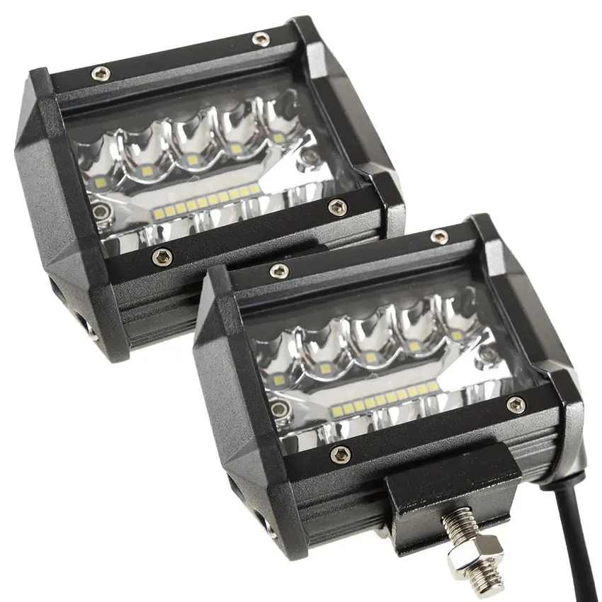 Adventure Kings 4" LED Light Bar (Pair) | Insanely Bright | Combination Spot & Flood | IP68