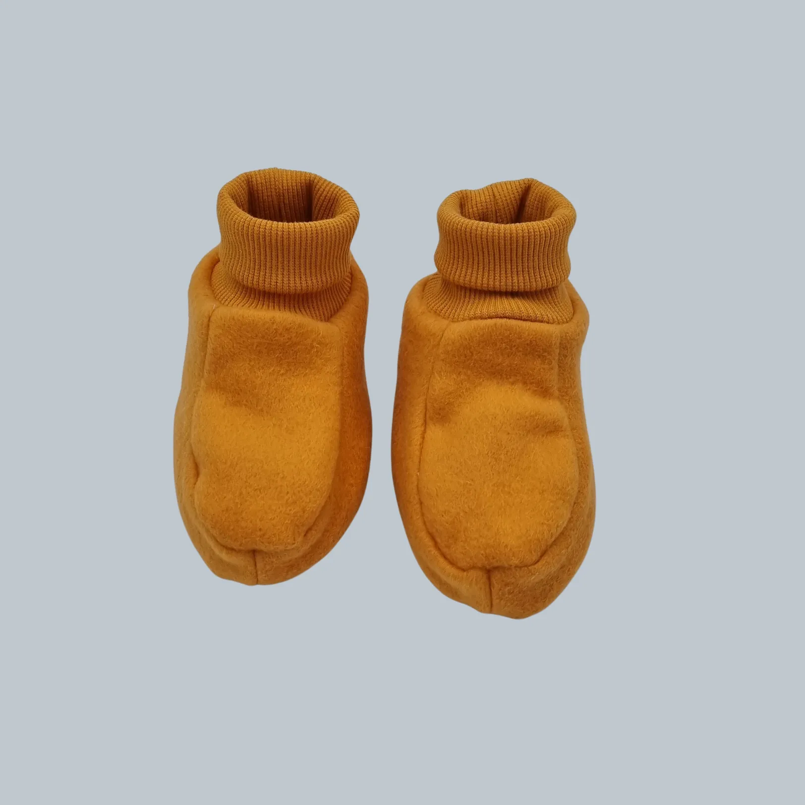 Adventurer Organic Fleece Booties Orange