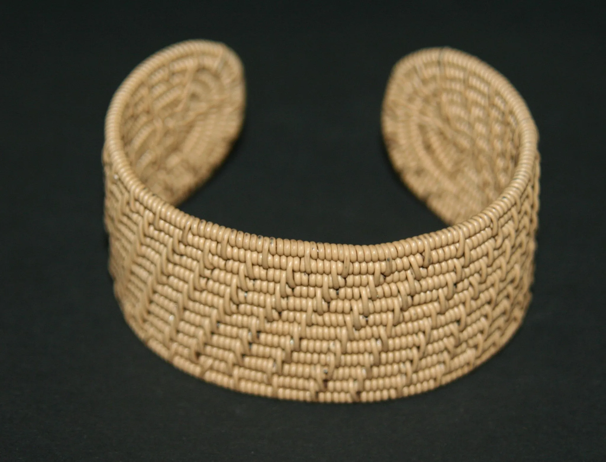 African Telephone Wire Cuff Bangle Bracelets Handcrafted in South Africa