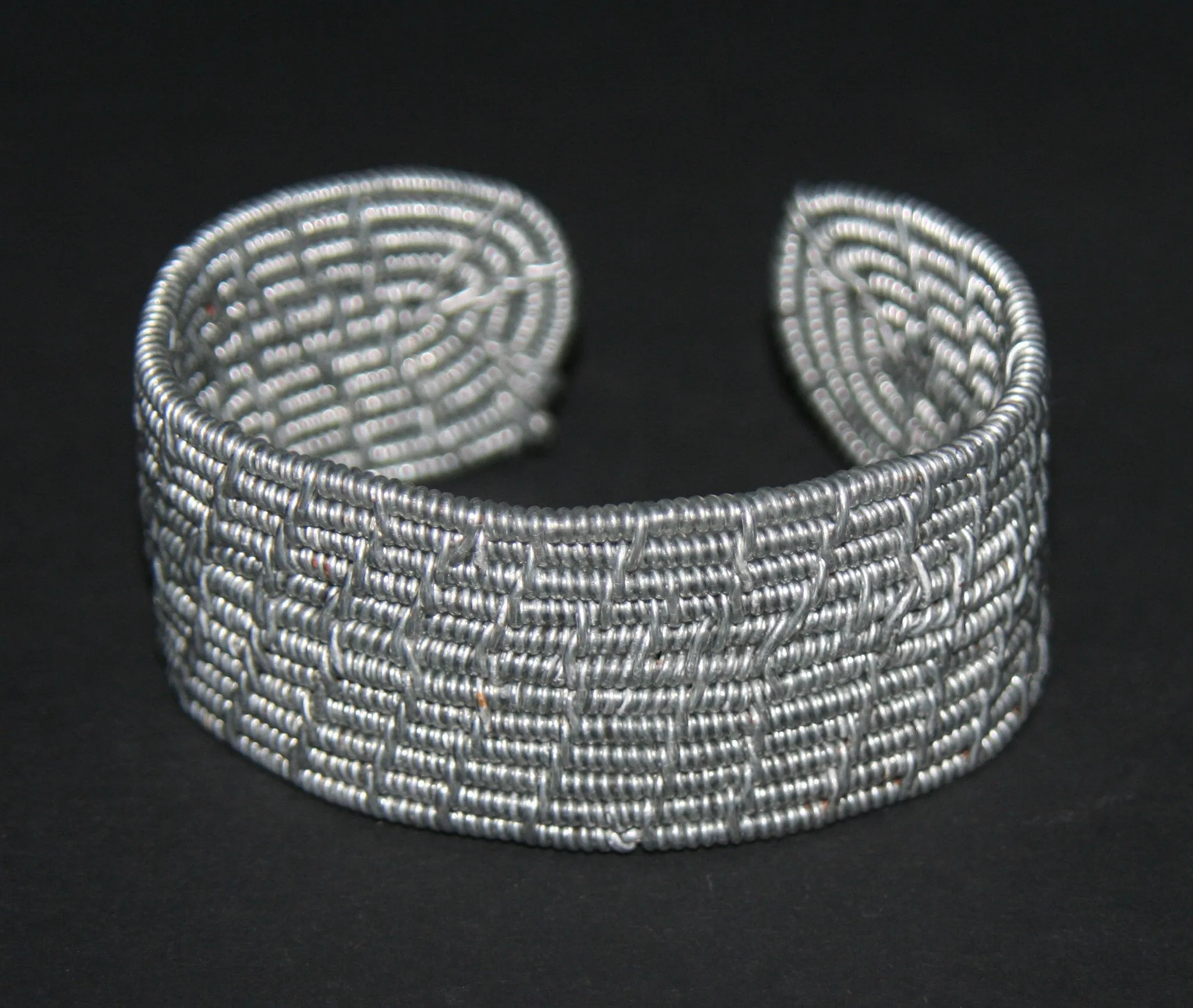 African Telephone Wire Cuff Bangle Bracelets Handcrafted in South Africa