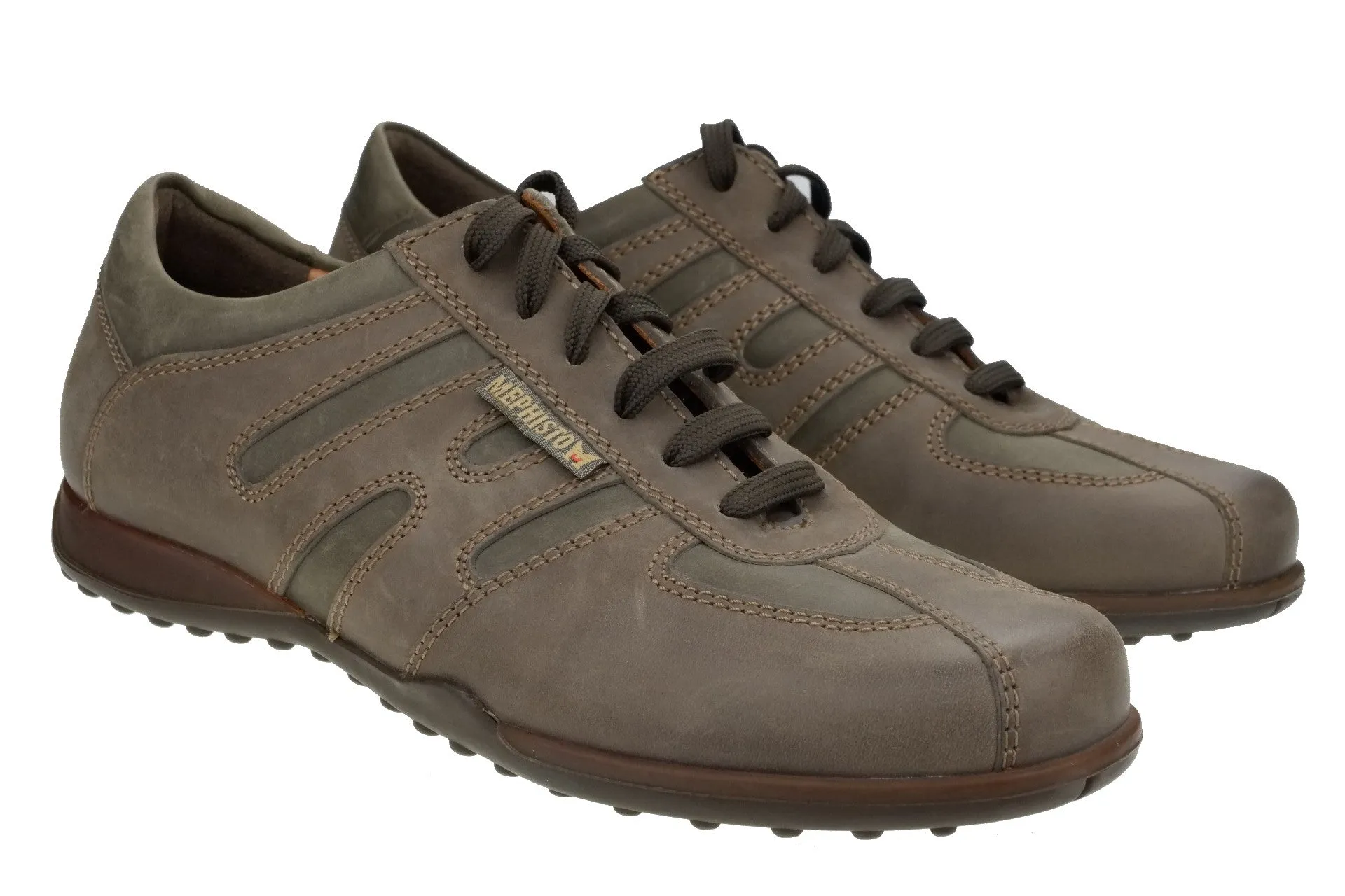 'Agatino' men's lace-up sneaker - Grey