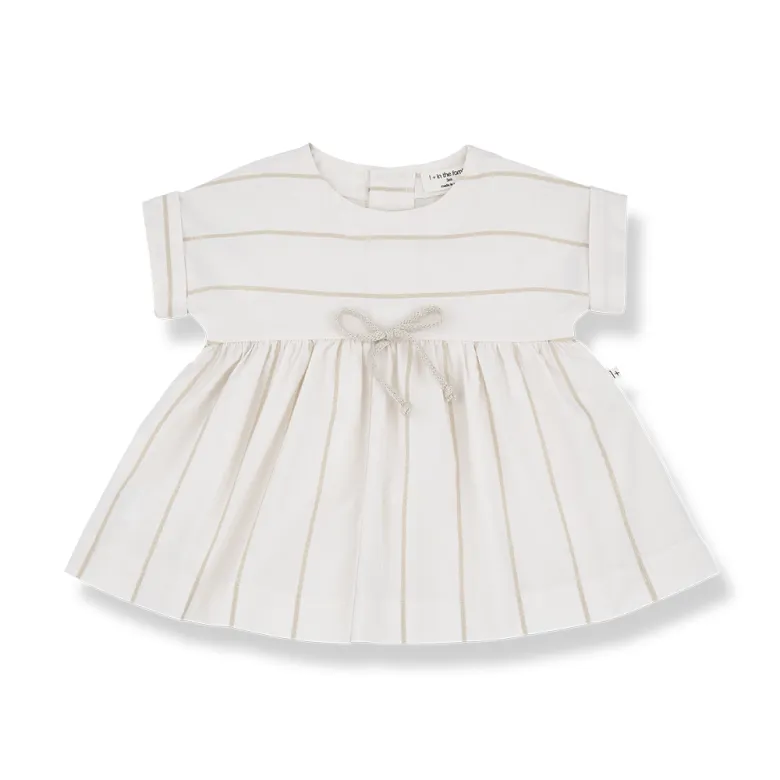 AGNES woven dress - off-white