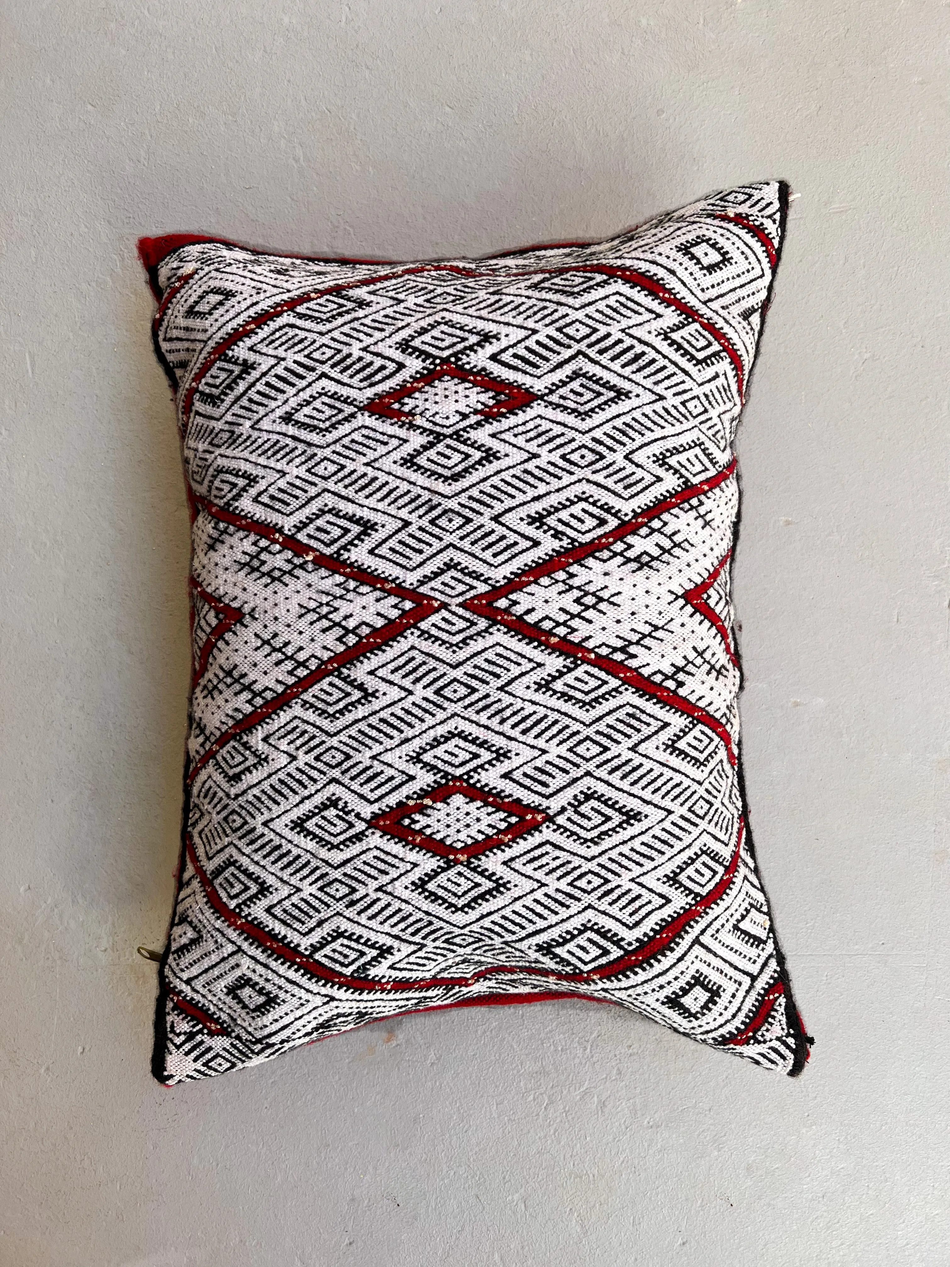 Ain Leuh Pillow - Evil Eye, Striped Back