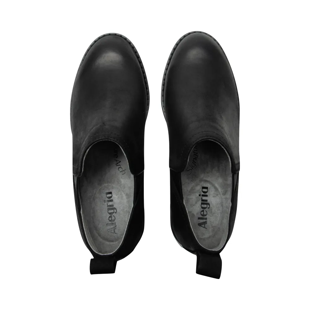 Alegria Women's Merle Burnished Bootie (Black)