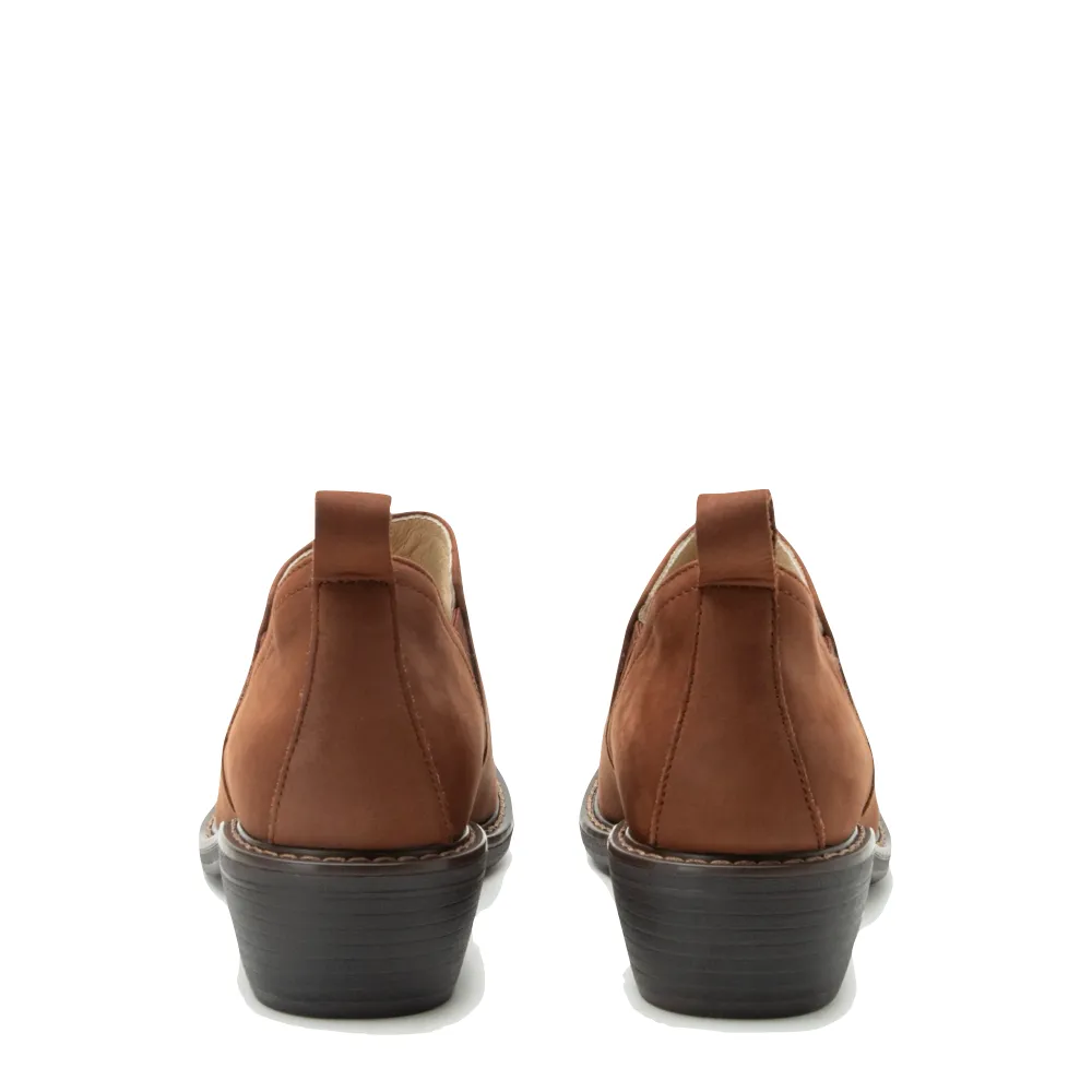 Alegria Women's Merle Burnished Bootie (Tawny Brown)