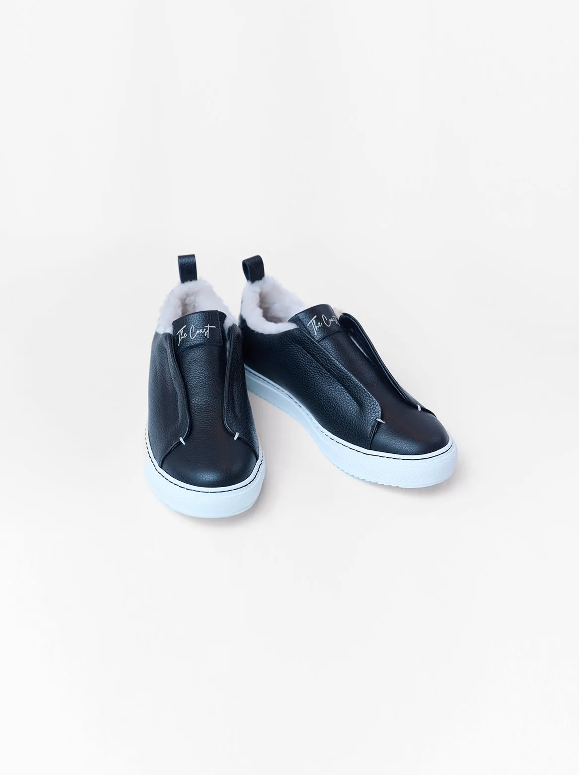 Alexa Slip-In Lambskin Black