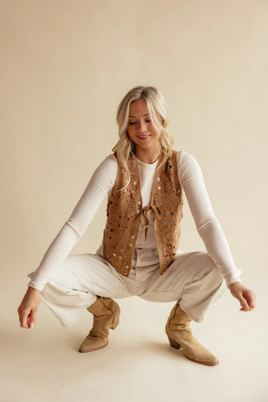 Amelie Crochet Vest