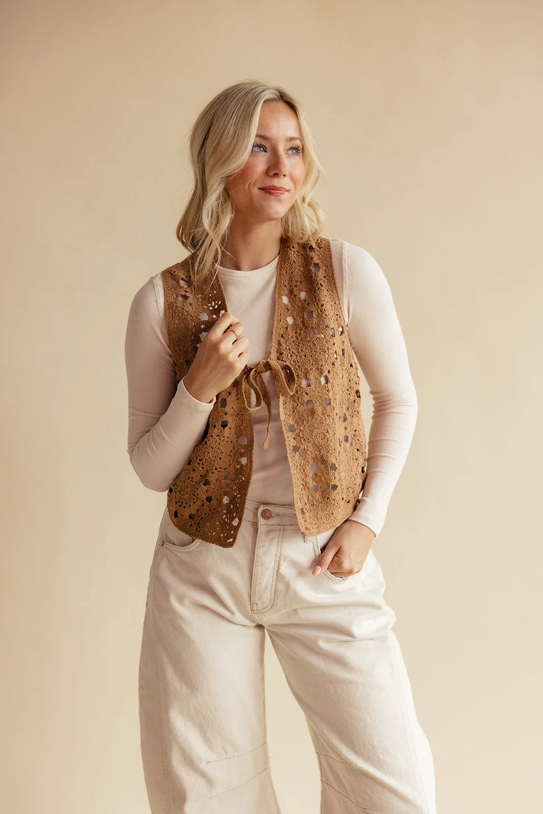 Amelie Crochet Vest