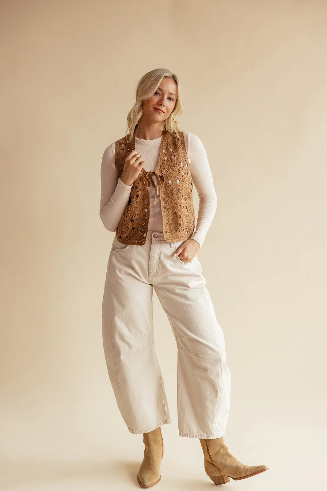 Amelie Crochet Vest