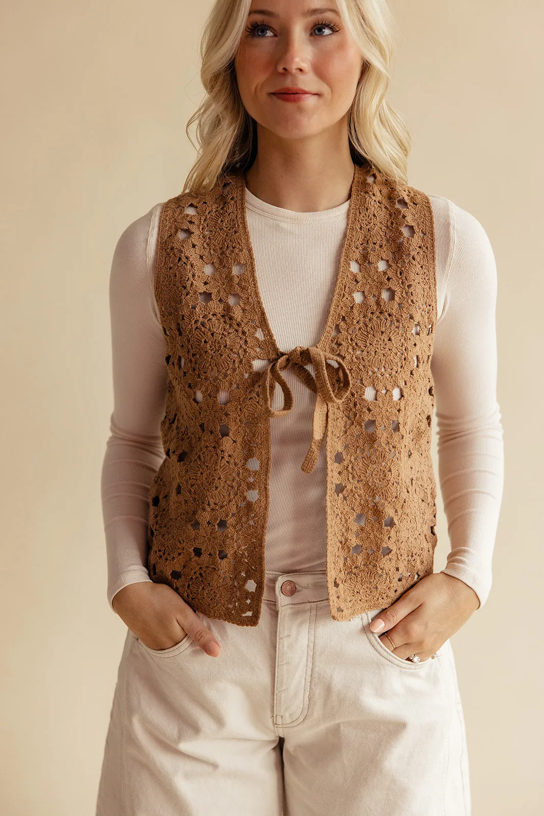 Amelie Crochet Vest