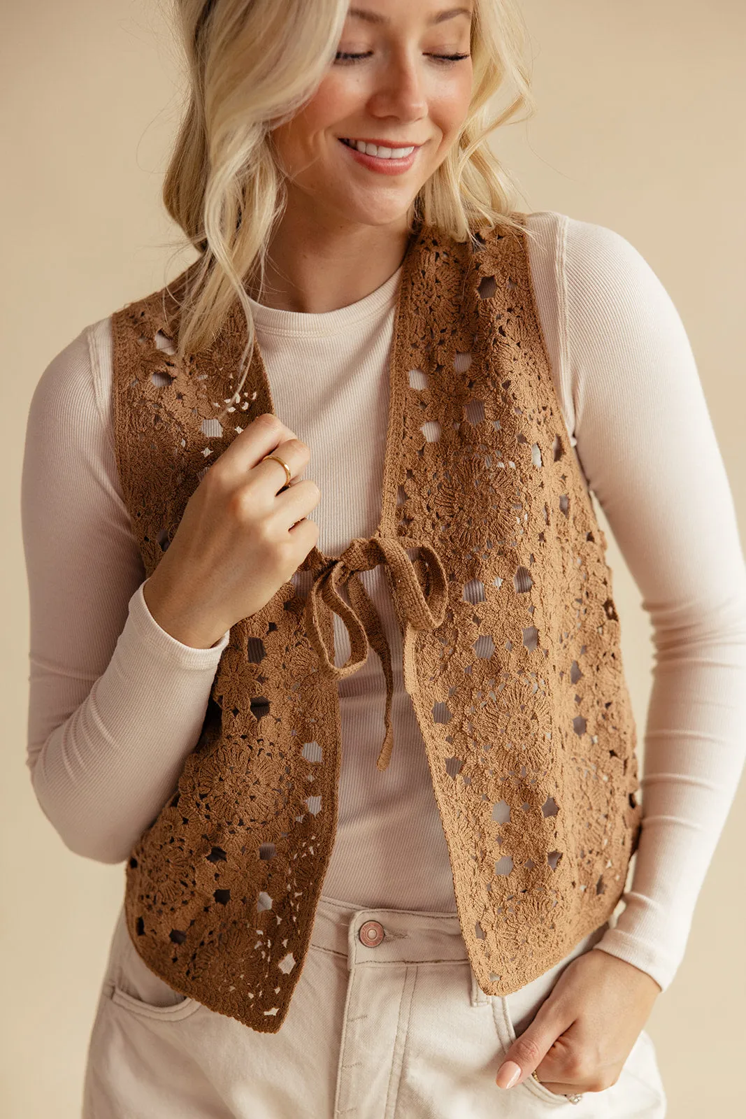 Amelie Crochet Vest