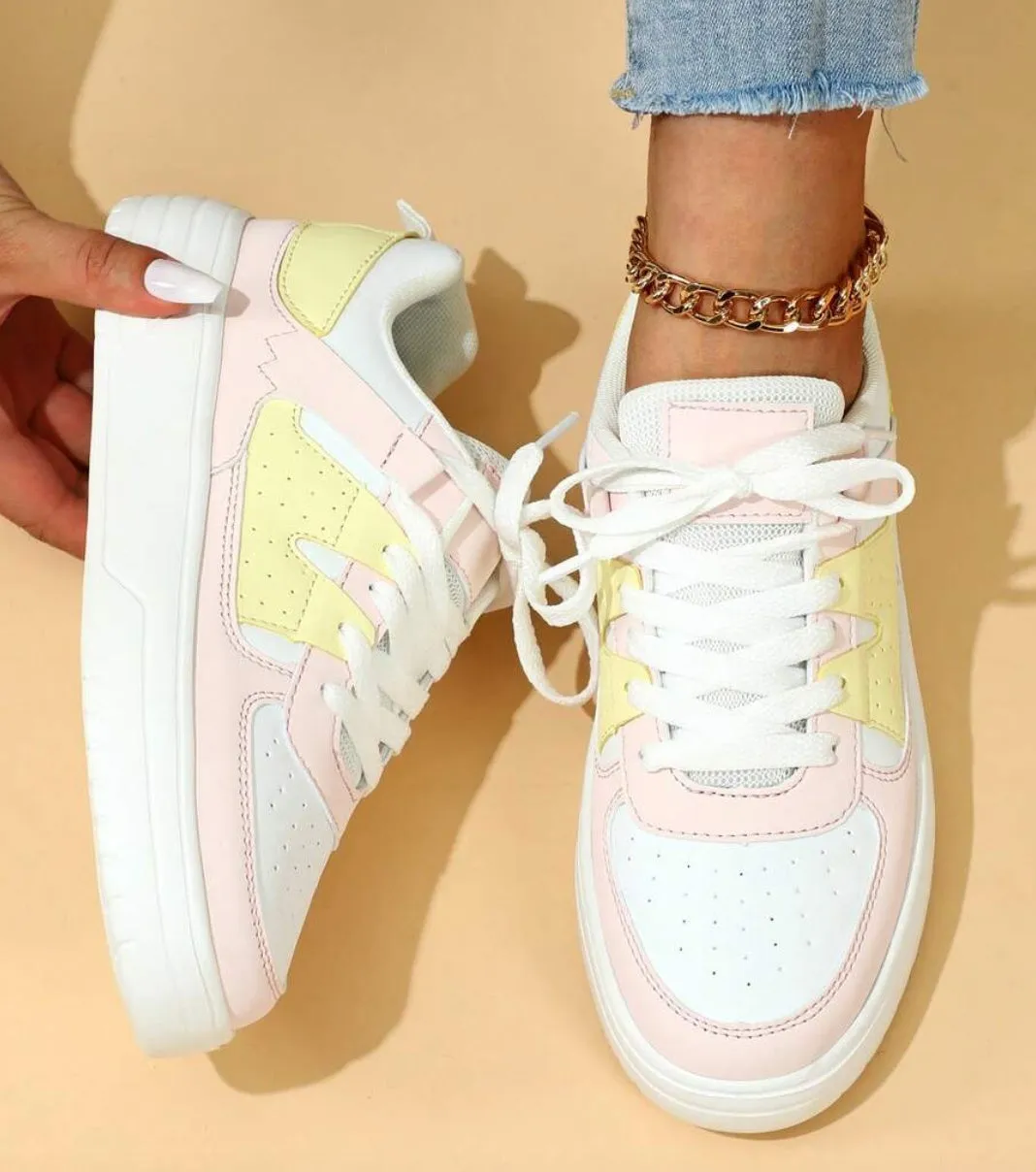 Andrea – Trendy Platform Sneakers with Soft Sole