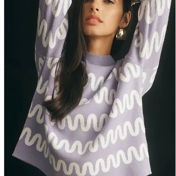 Anthropologie The Cary’s mock-neck sweater