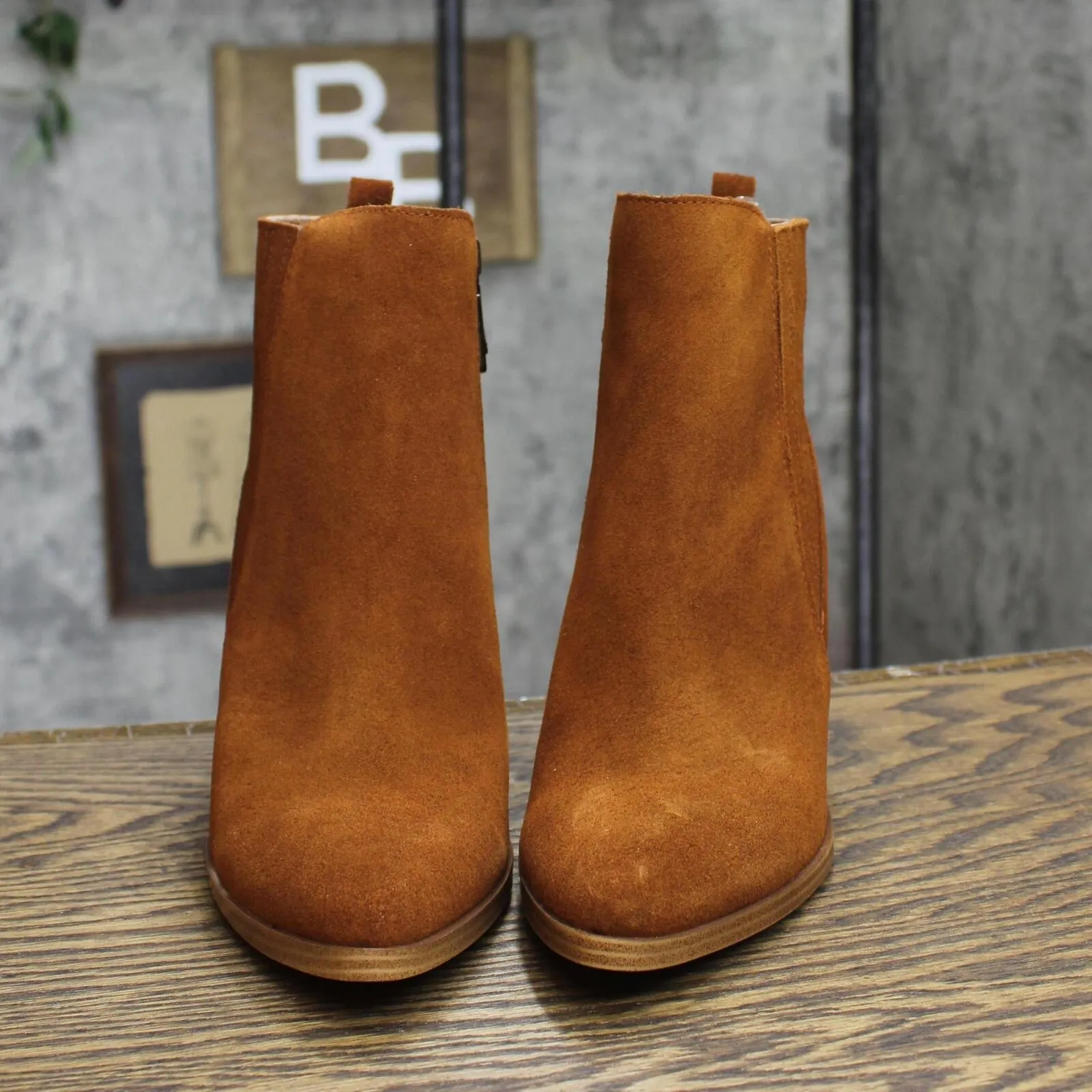 Aqua College Women's Remi Waterproof Booties B6585 Camel Brown 8M
