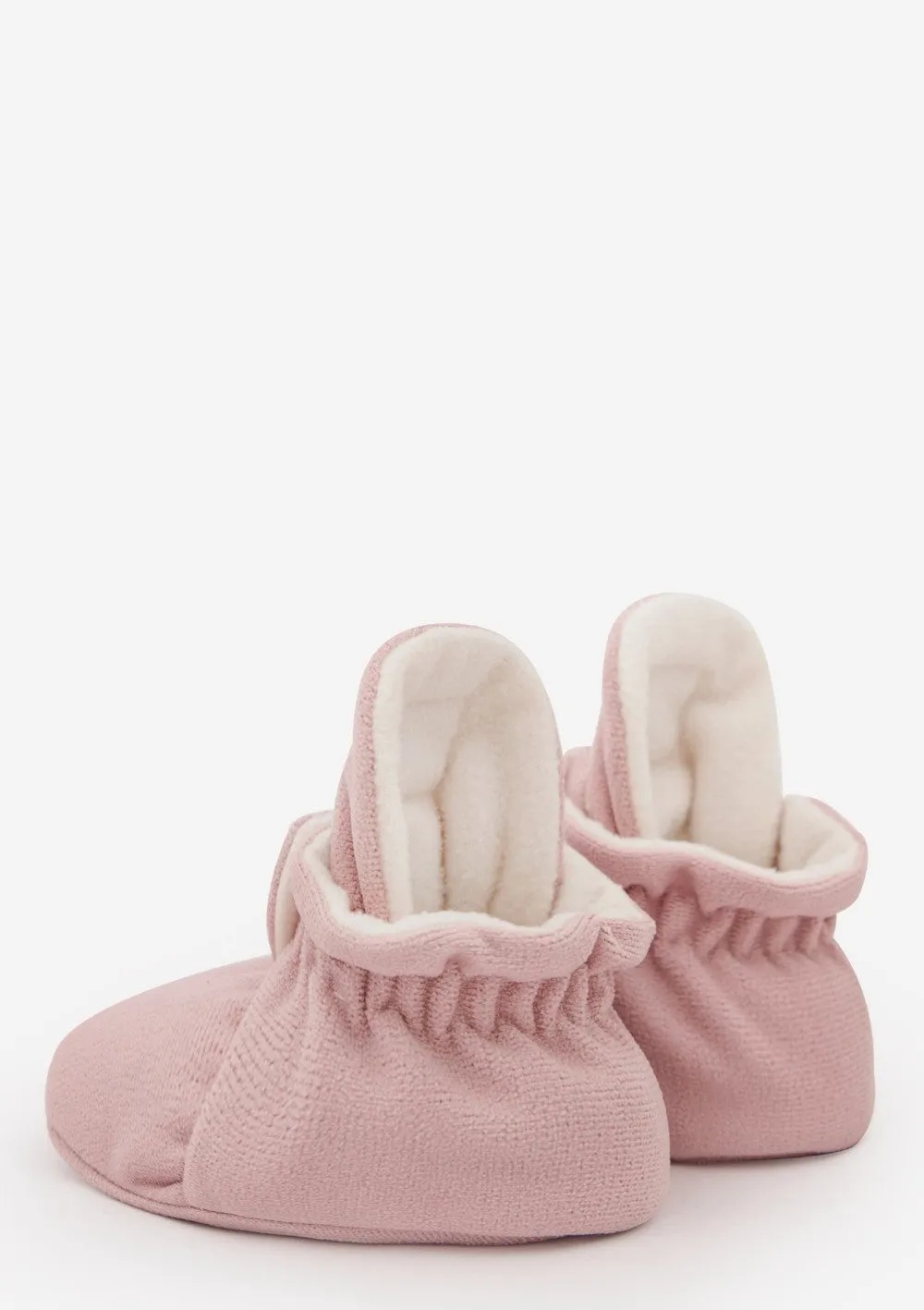 Baby Booties Gamuza Rosewood