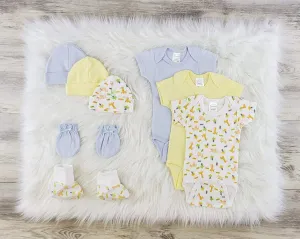 Bambini 8 Pc Boys Layette Baby Clothes Set (NB,S,M,L)