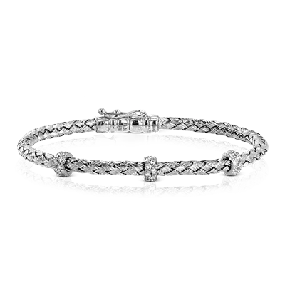 Bangle in 18k Gold with Diamonds