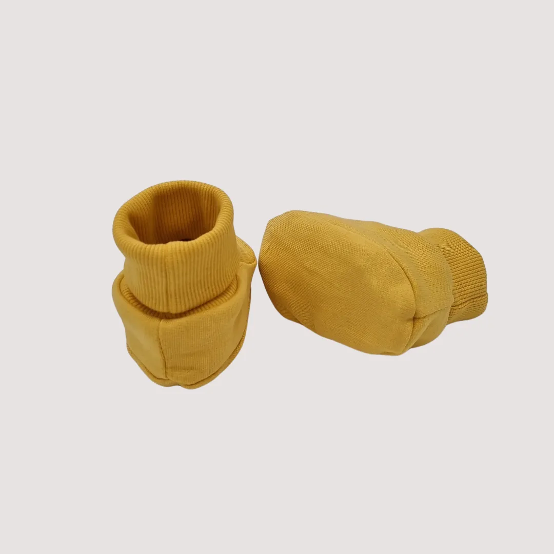 Best Friend Organic Booties Mushroom