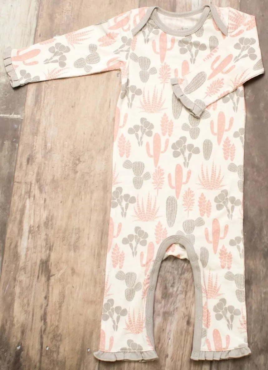 Bestaroo Pink & Grey Cactus Coverall