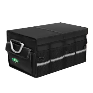 Big Trunk Organizer, Cargo Organizer SUV Trunk Storage Waterproof Collapsible Durable Multi Compartments LR12994