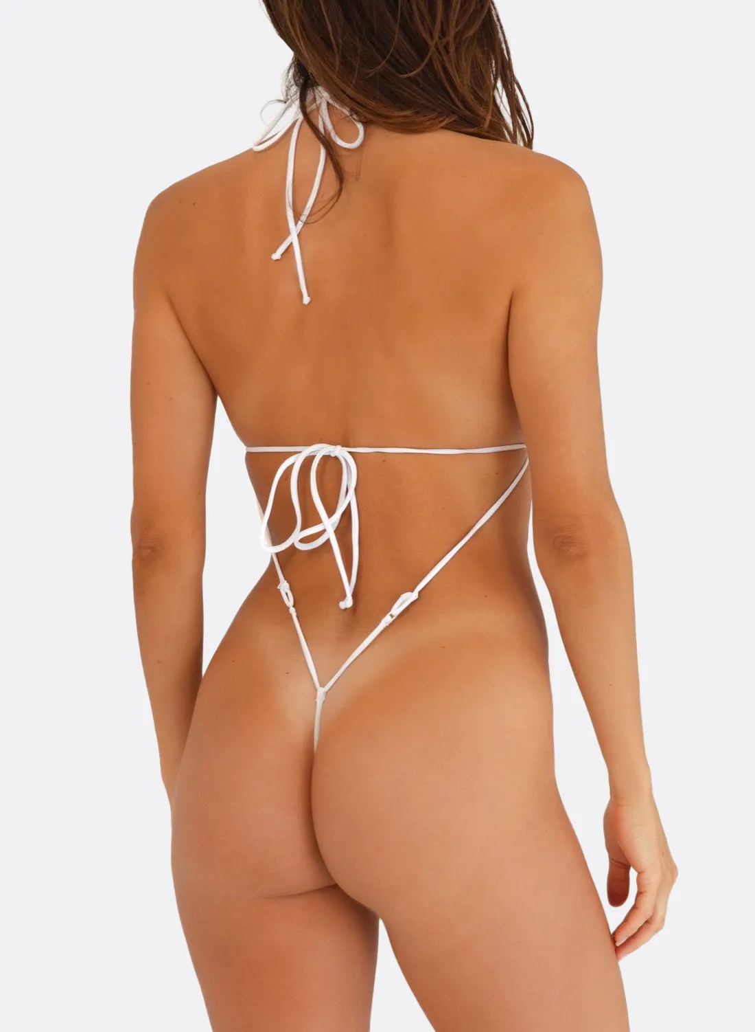 BIJOU ONESIE ONE PIECE SWIMSUIT - Sunblock White