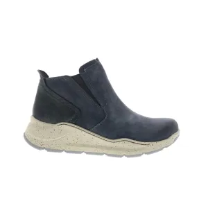 Bionica Oana BI0017327 Womens Blue Suede Slip On Ankle & Booties Boots