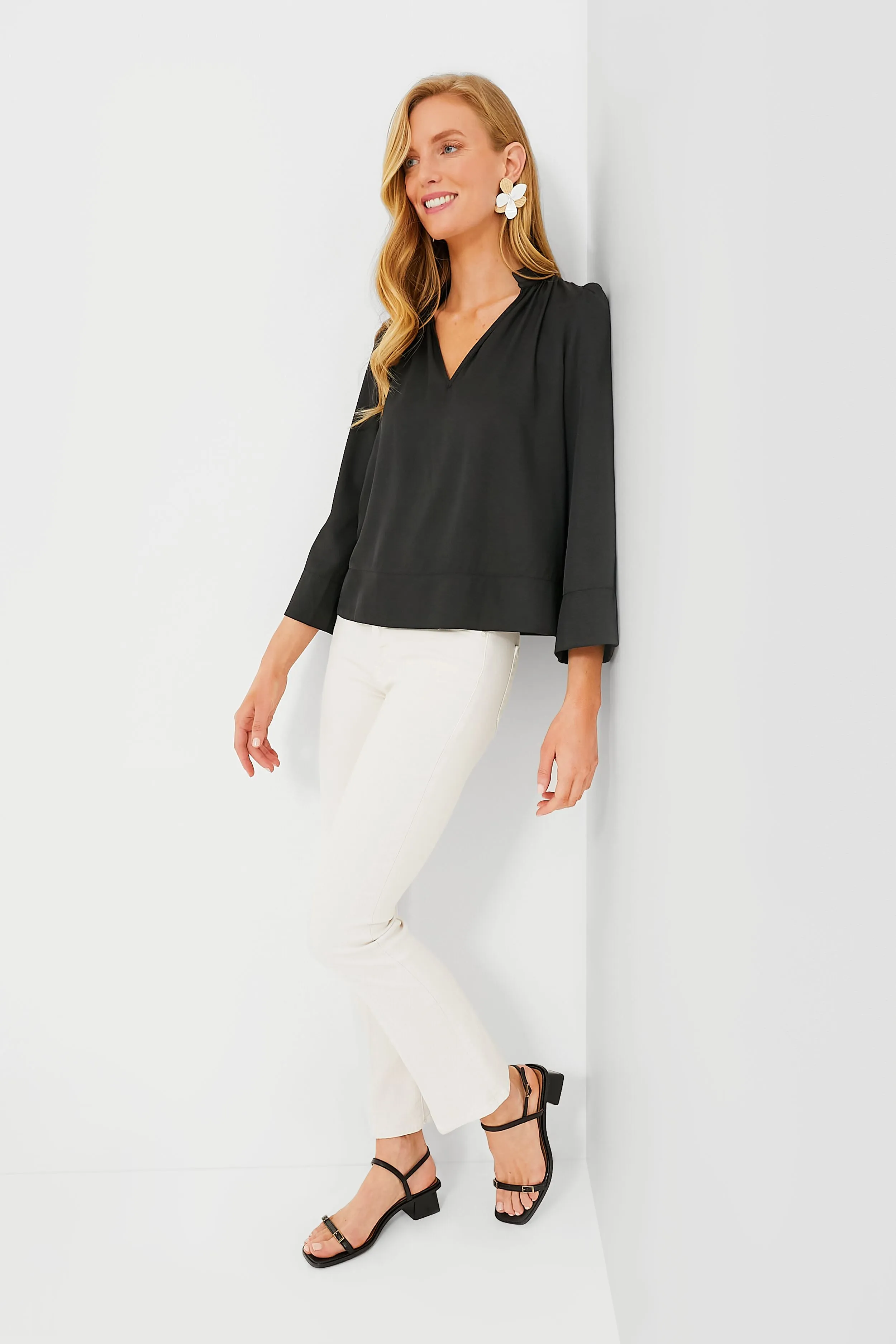 Black Phillipa Blouse