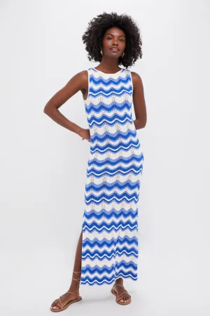 Blue Wave Leighton Maxi Dress