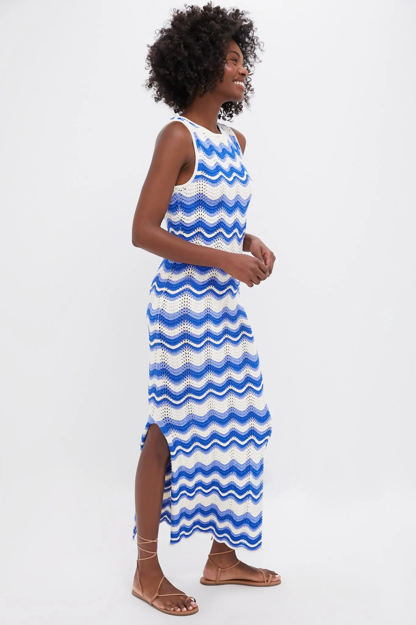 Blue Wave Leighton Maxi Dress